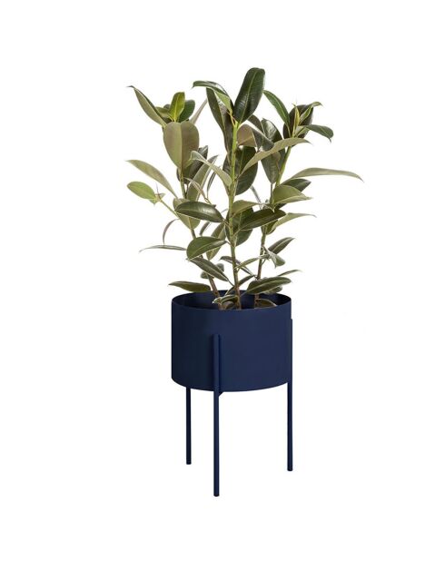 Vaso da fiori Maki grande blu - 30x20x46 cm
