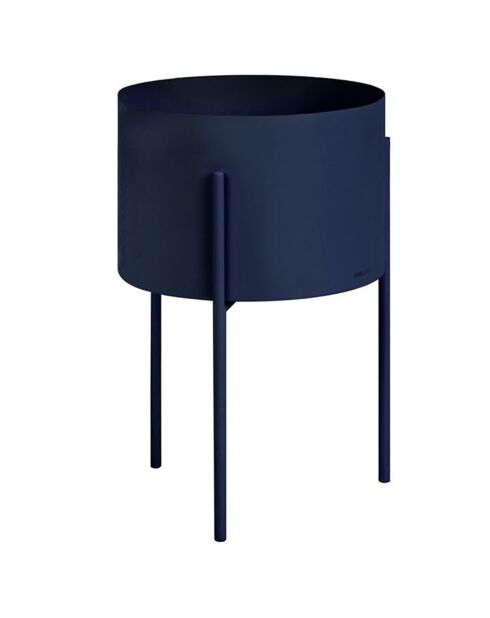 Vaso da fiori Maki grande blu - 30x20x46 cm