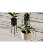 Vaso da fiori Maki grande beige - 30x20x46 cm