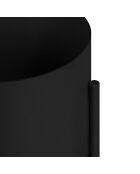 Vaso da fiori Maki grande nero - 20x20x55 cm