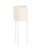 Vaso da fiori Maki grande beige - 20x20x55 cm