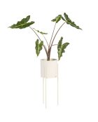 Vaso da fiori Maki grande beige - 20x20x55 cm