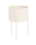 Vaso da fiori Maki grande beige - 30x20x46 cm