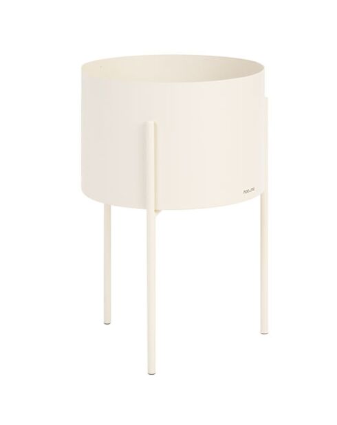 Vaso da fiori Maki grande beige - 30x20x46 cm