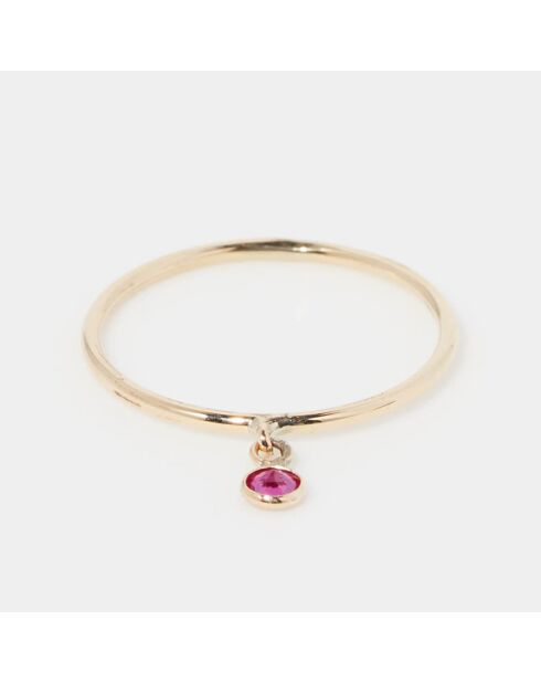 Pierette Zirkonia roodgeelgouden ring