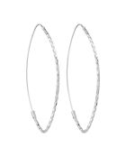 Tropfenförmige Ohrringe aus Weißgold