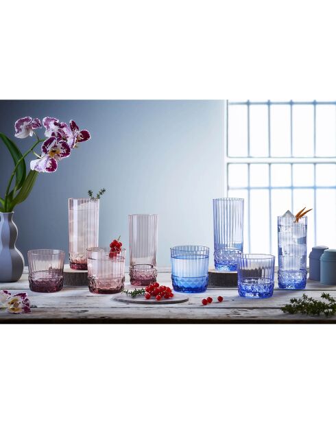 6 Verres Rocks America'20s roses - 30 cl