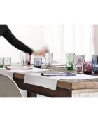 6 Verres Long Drink Diamond violets - 47 cl