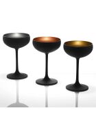 6 copas de champán Golden Elements, 23 cl