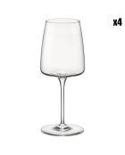 4 Verres à vin Planeo transparents - 38 cl