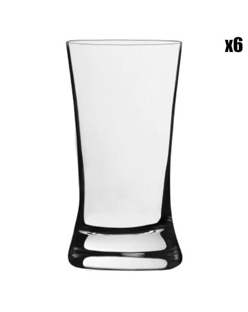 6 Verres Shot transparents - 4.5 cl