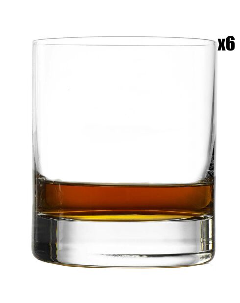 6 Verres à Whisky New York transparents - 42 cl