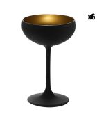 6 copas de champán Golden Elements, 23 cl