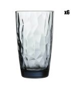 6 Gobelets Diamond bleus - 47 cl