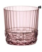 6 Verres Rocks America'20s roses - 30 cl