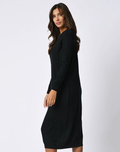 Robe Camélia noire