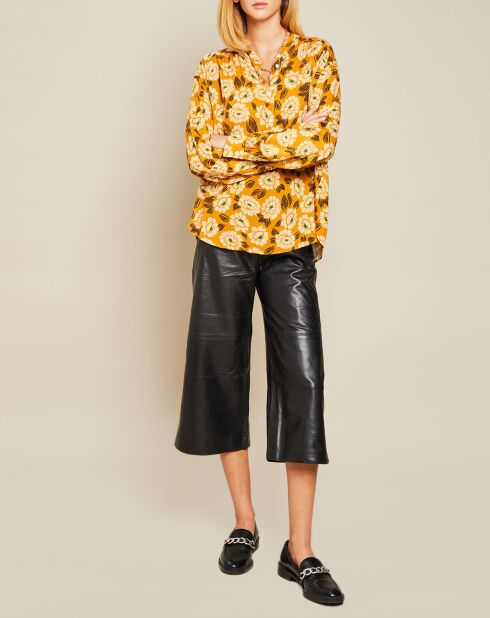 Blouse imprimée Cody ocre