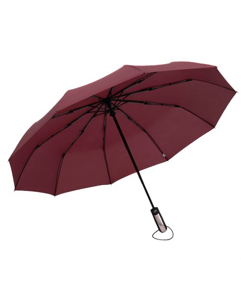 Parapluie compact - Ouverture automatique bordeaux
