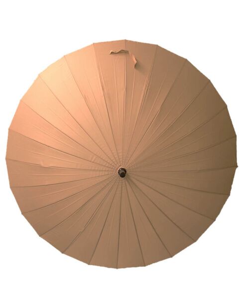 Parapluie droit - Ouverture manuelle camel