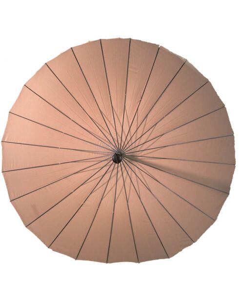 Parapluie droit - Ouverture manuelle camel