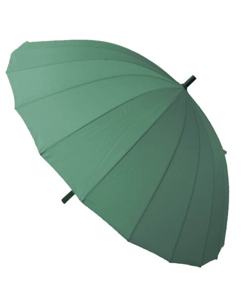 Parapluie droit - Ouverture manuelle vert