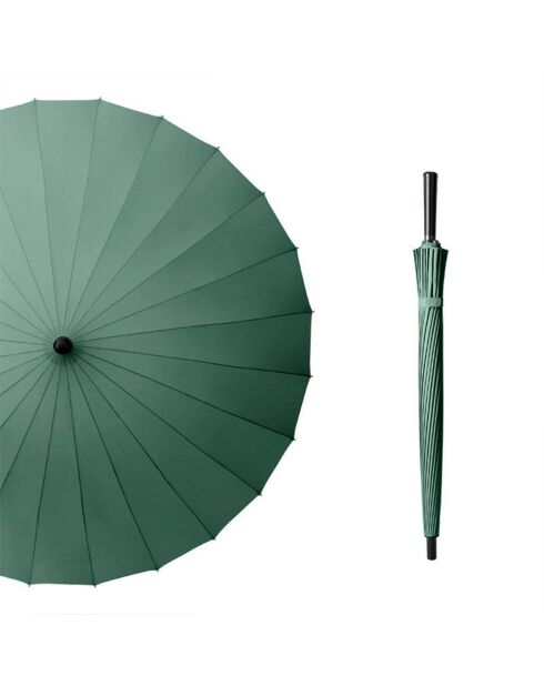 Parapluie droit - Ouverture manuelle vert