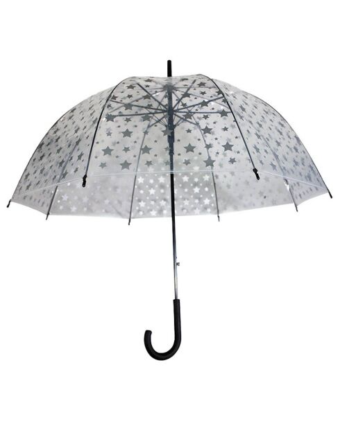 Parapluie cloche - Ouverture automatique noir/argenté