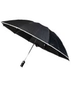 Parapluie pliant inversé - Ouverture automatique noir