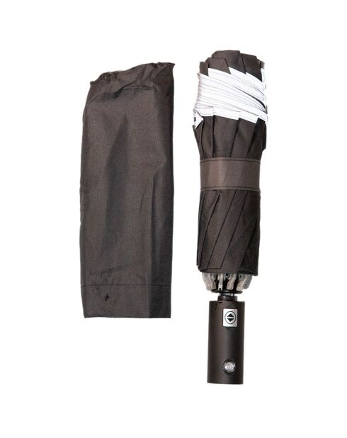 Omgekeerd opvouwbare paraplu - Zwarte automatische opening