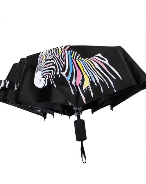 Faltbarer Regenschirm - Schwarze manuelle Öffnung