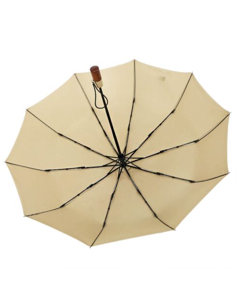 Parapluie compact - Ouverture automatique beige