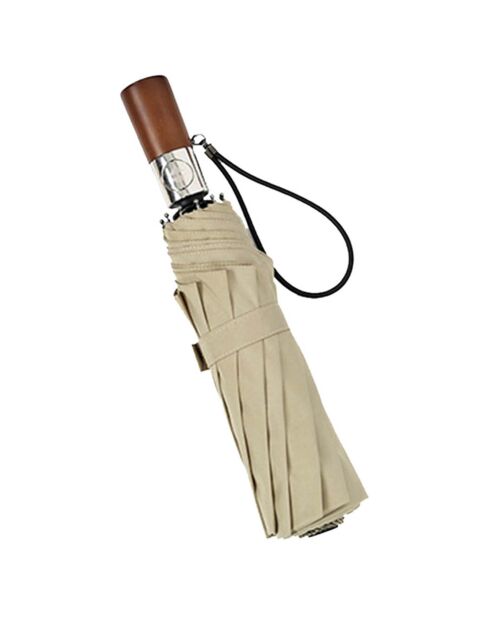 Parapluie compact - Ouverture automatique beige