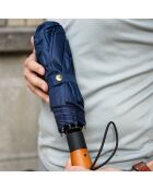 Parapluie compact - Ouverture automatique bleu marine