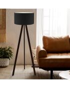 Ayd schwarze Stehlampe - D.38x21x140 cm