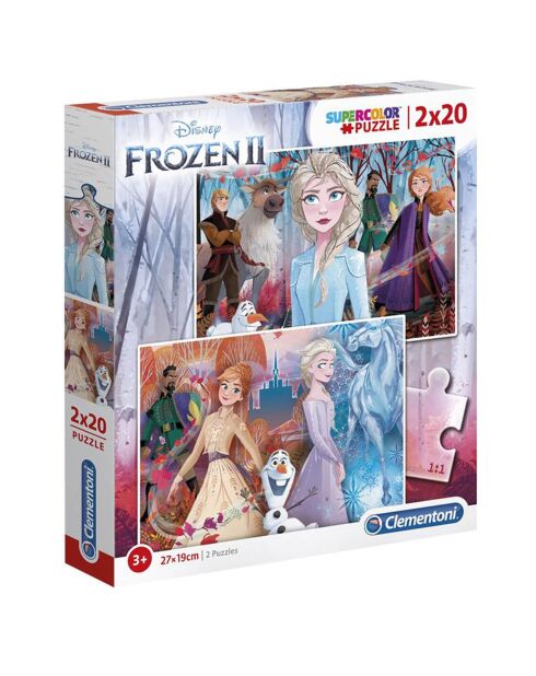 Puzzle La Reine des Neiges 2 2x20 pièces 3 ans et +