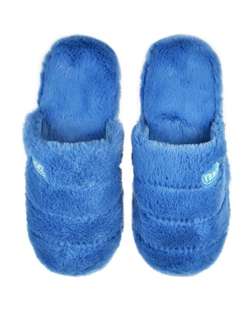 Chaussons Zueco en Textile bleus