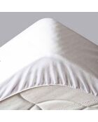 Protector de colchón impermeable, absorbente y antiácaros, color blanco, 90 x 190 cm