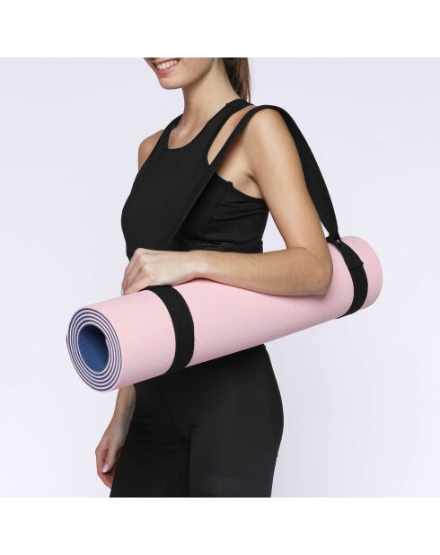 Sangle pour tapis de yoga noire