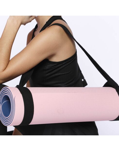 Sangle pour tapis de yoga noire