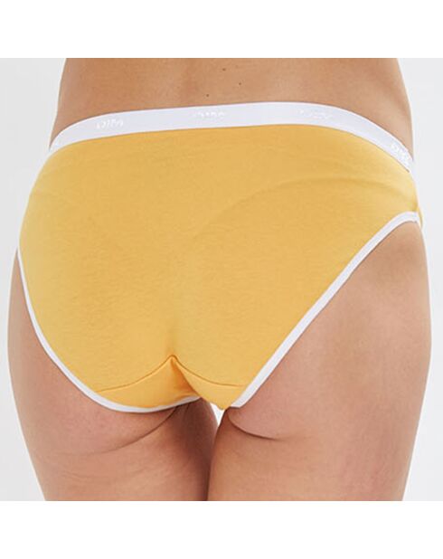 3 Culottes Pocket Coton marine/jaune/blanc
