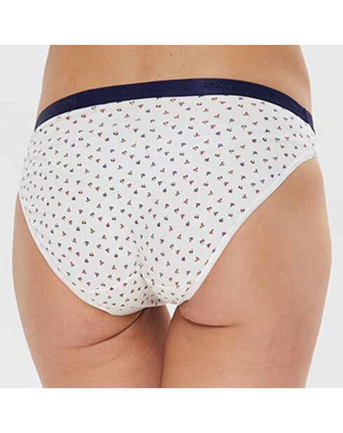 3 Culottes Pocket Coton marine/jaune/blanc