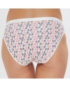 3 Culottes Pocket Coton blanc/gris/marine