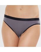 3 Culottes Pocket Coton blanc/gris/marine