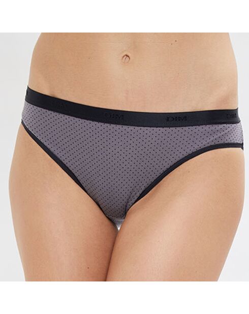 3 Culottes Pocket Coton blanc/gris/marine