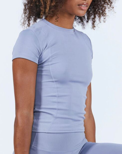 Top deportivo gris azul