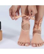 Chaussettes de yoga antidérapantes beiges