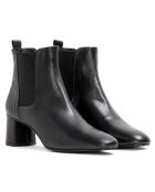 Bottines en Cuir Camille noires - Talon 5 cm
