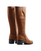 Elizama Krust camelfarbene Lederstiefel