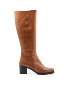 Elizama Krust camelfarbene Lederstiefel