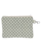 Platte buidel van blushzijde - 20x13 cm